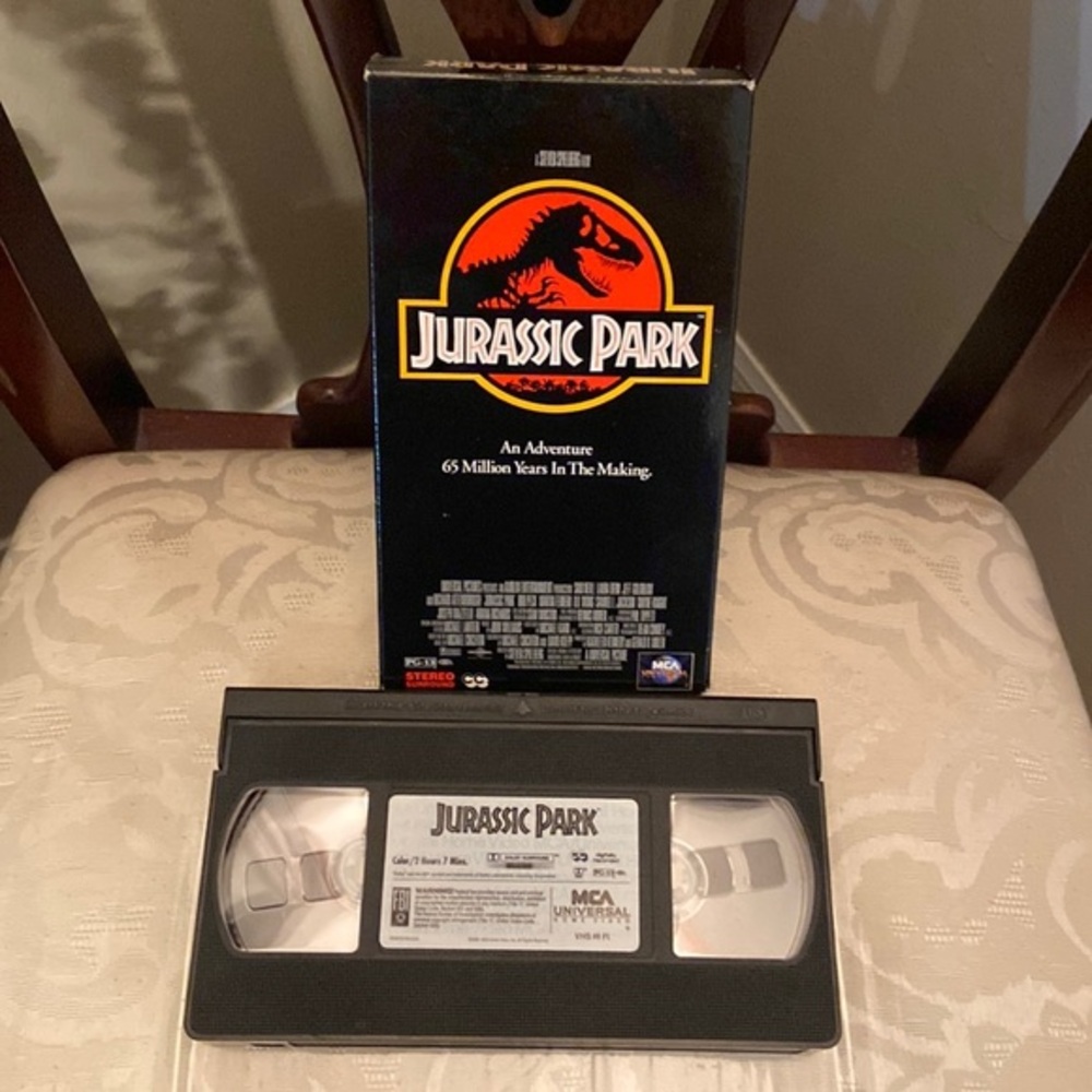 Jurassic Park VHS Vintage movie